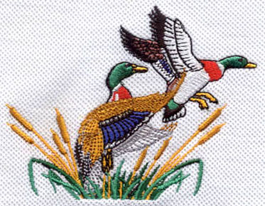 embroidery digitizing duck images